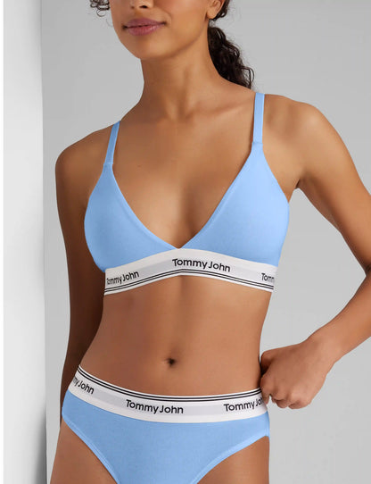 Signature Cotton Triangle Bralette