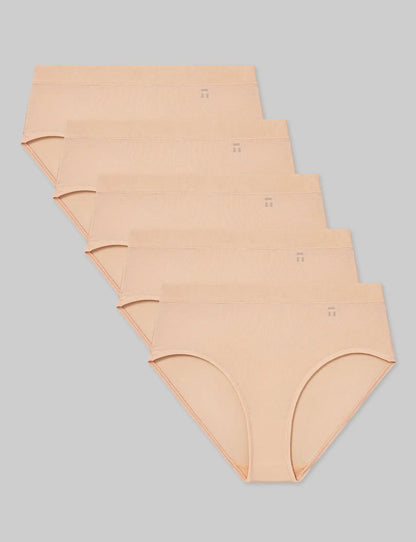 Women's Second Skin High Rise Brief (5-Pack)