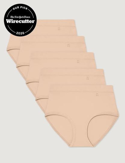 Women's Cool Cotton High Rise Brief (5-Pack)