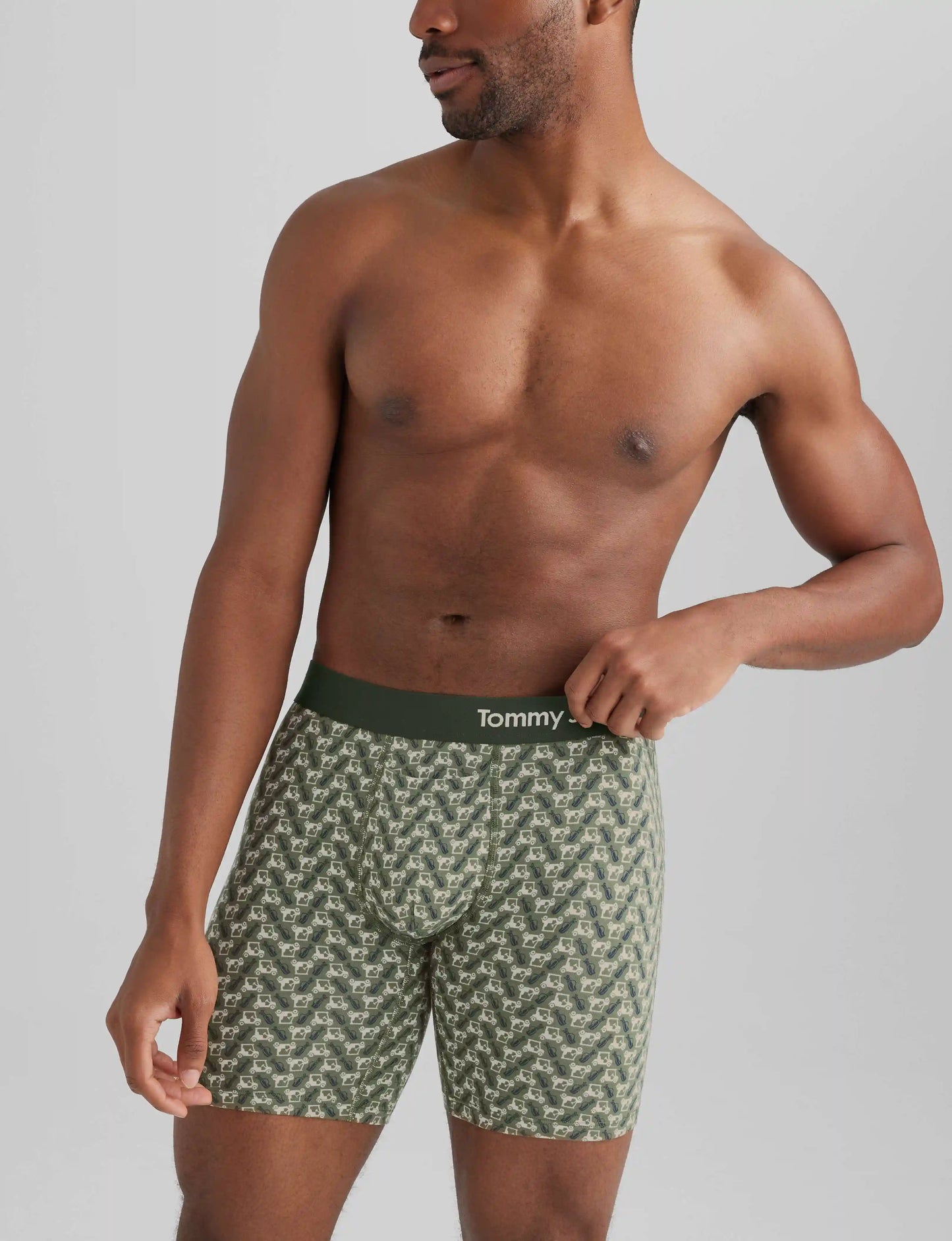 Cool Cotton Mid-Length Boxer Brief 6"