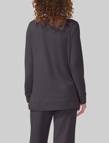 Women's Zen Ribbed Long Sleeve Crew Neck