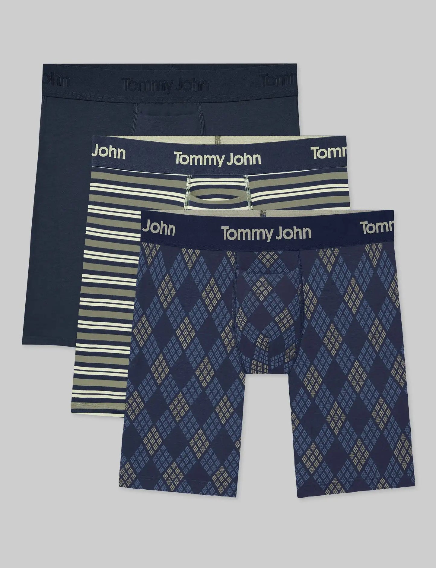 Second Skin Boxer Brief 8" (3-Pack)