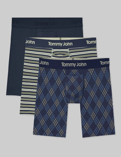 Second Skin Boxer Brief 8" (3-Pack)