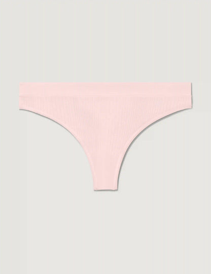 Women's Second Skin Luxe Rib Thong