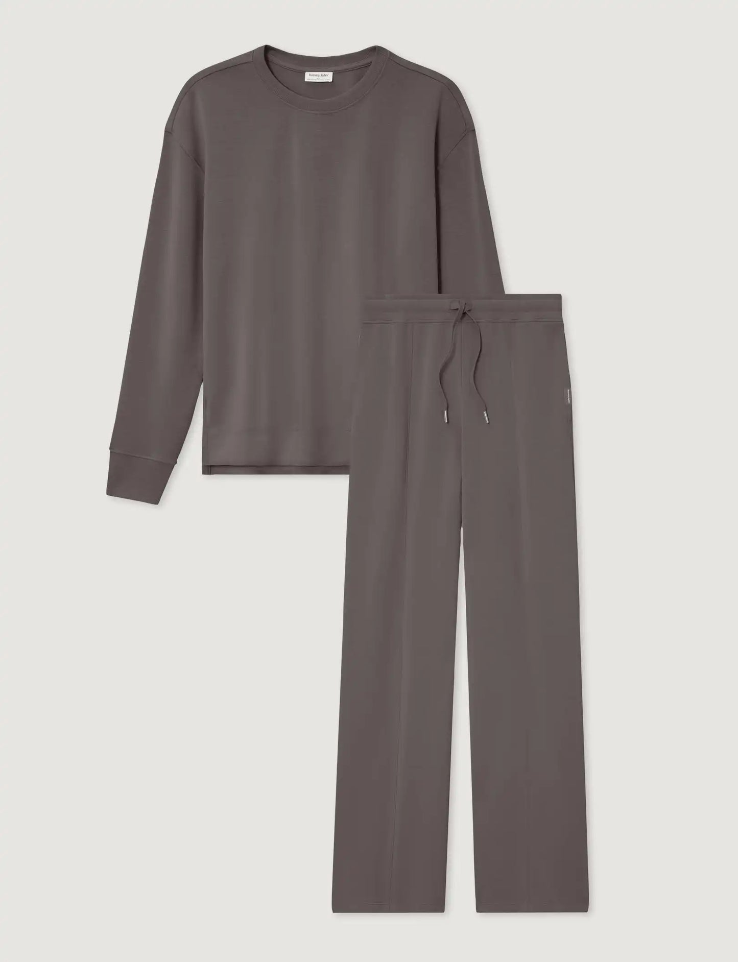 Women's Luxe Traveler Knit Long Sleeve Crew & Pant Set