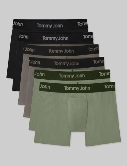 Second Skin Luxe Rib Trunk 4" (6-Pack)