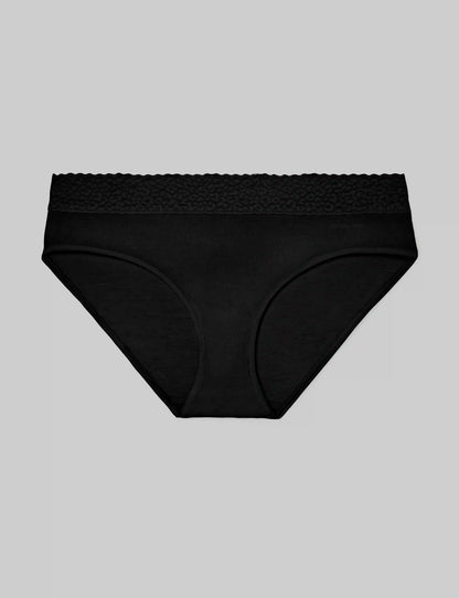 Women's Second Skin Brief, Lace Waist