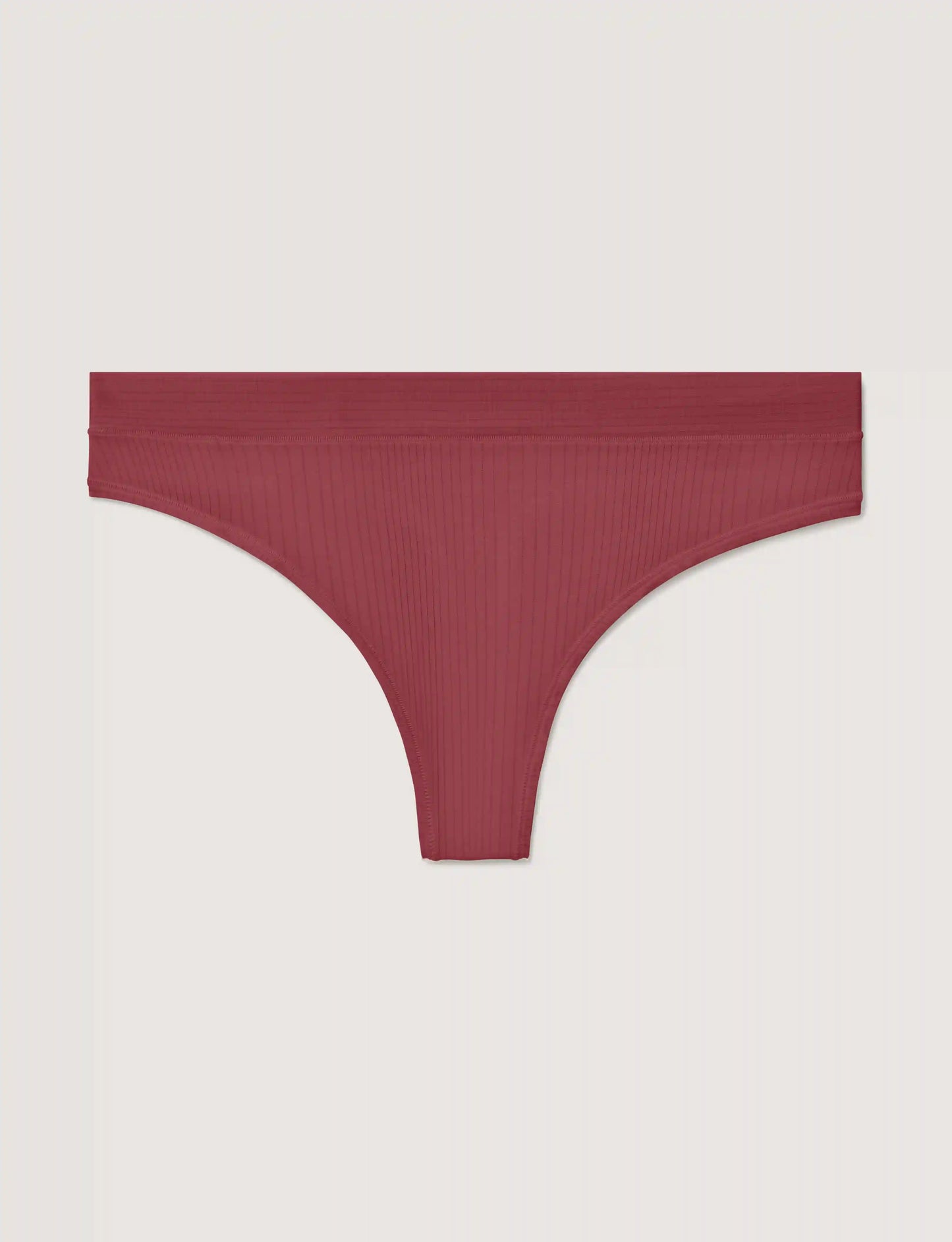 Women's Second Skin Luxe Rib Thong