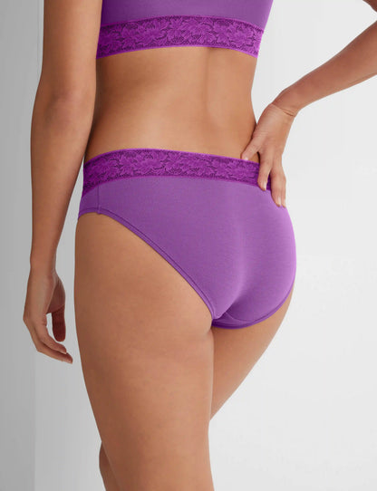 Women's Second Skin Brief, Lace Waist
