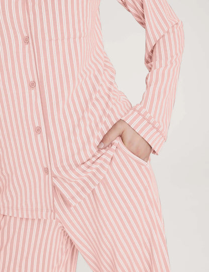 Women's Downtime Long Sleeve Pajama Top & Pant Set