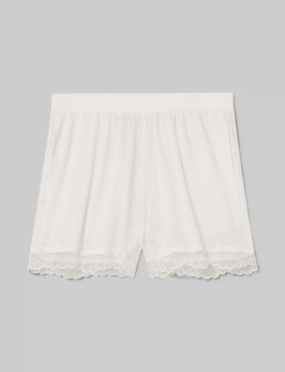 Women's Second Skin Luxe Rib Lace Short