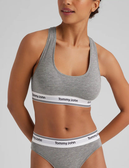 Signature Cotton Scoop Bralette