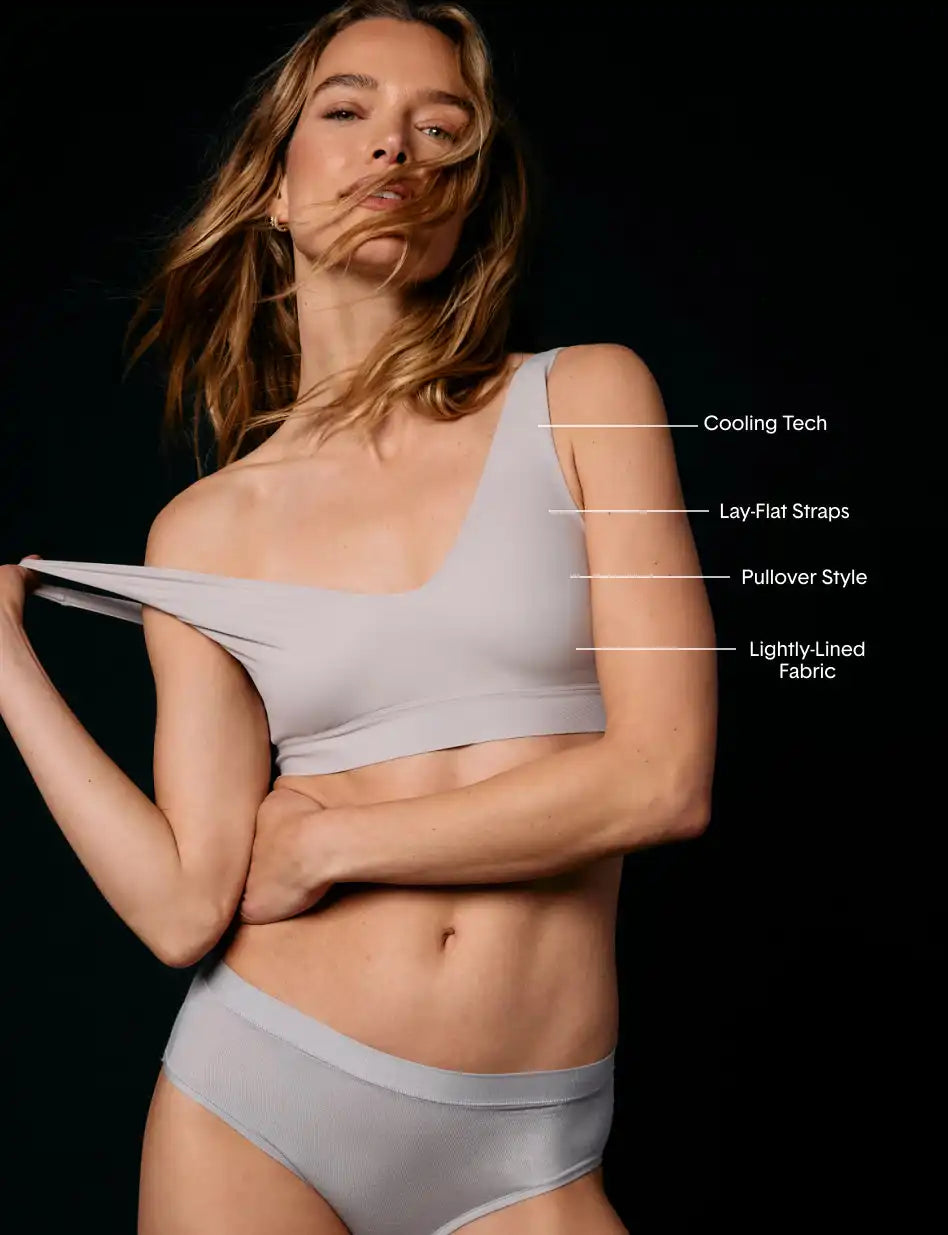 Second Skin Pullover V-Neck Bra & Brief Set