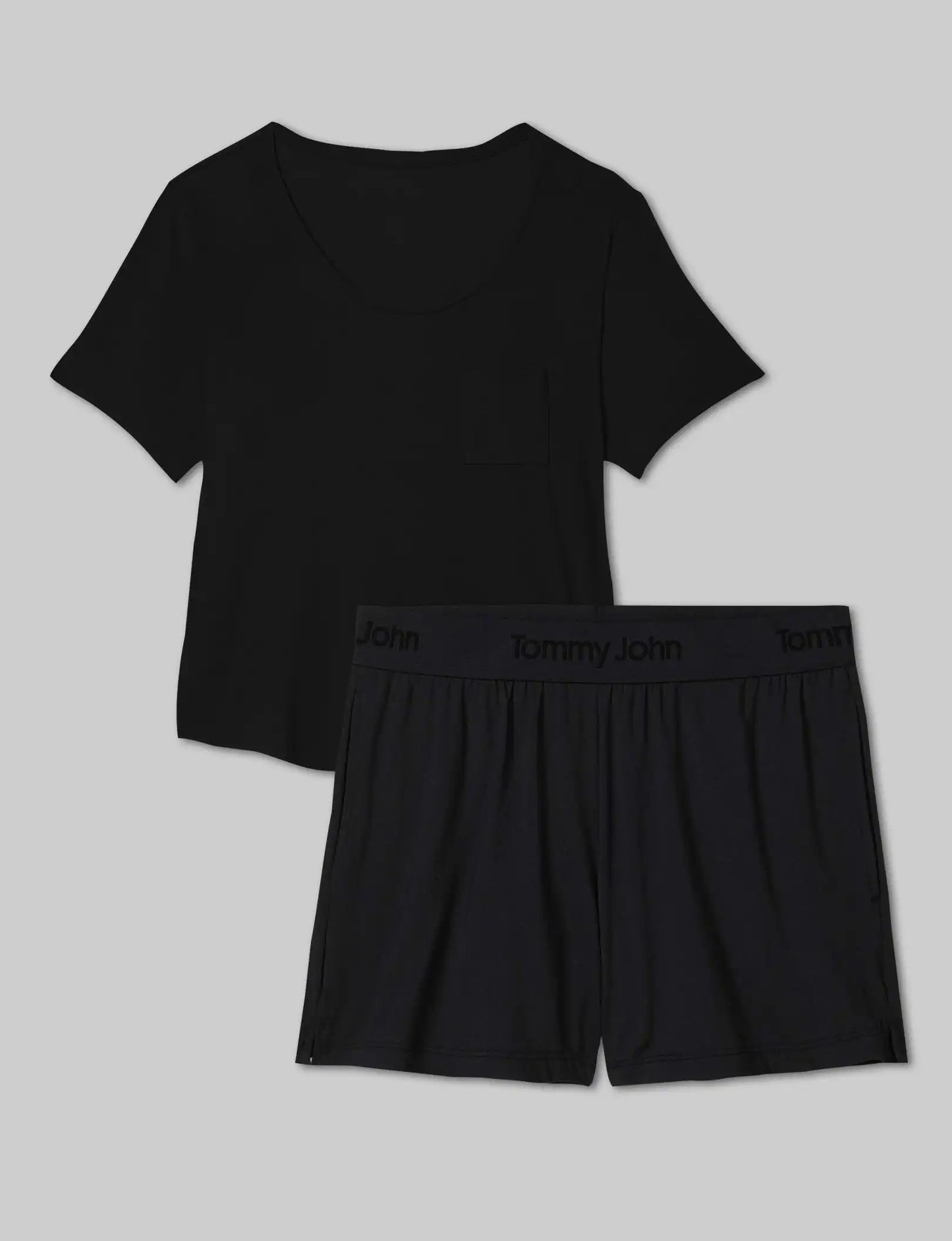 Women's Second Skin Sleep Pocket Tee & Short Set