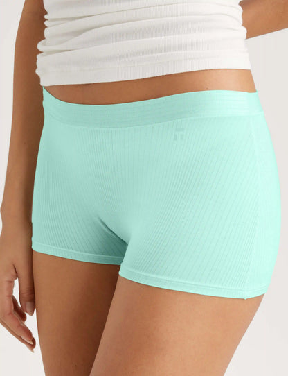 Women's Second Skin Luxe Rib Boyshort