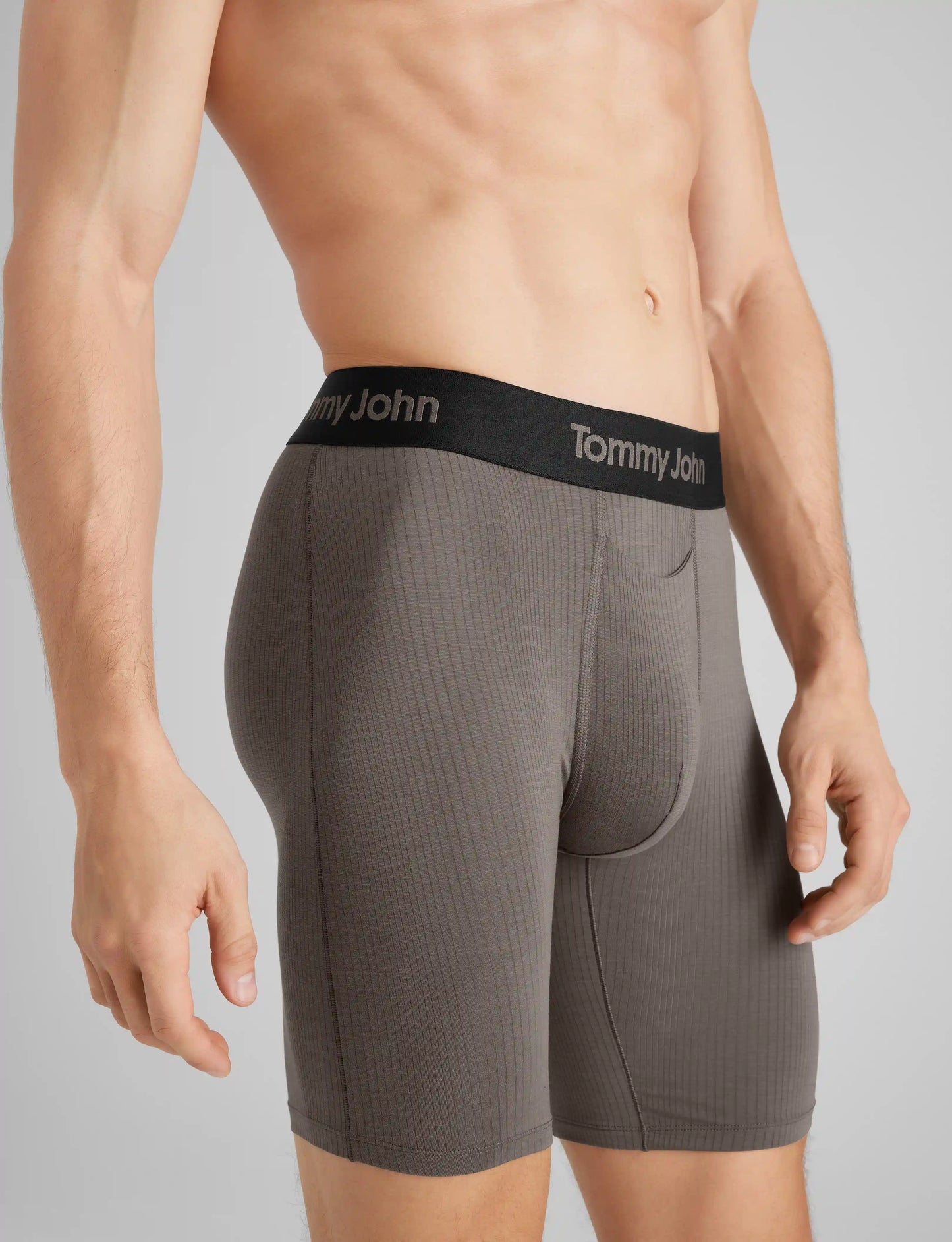 Second Skin Luxe Rib Boxer Brief 8"