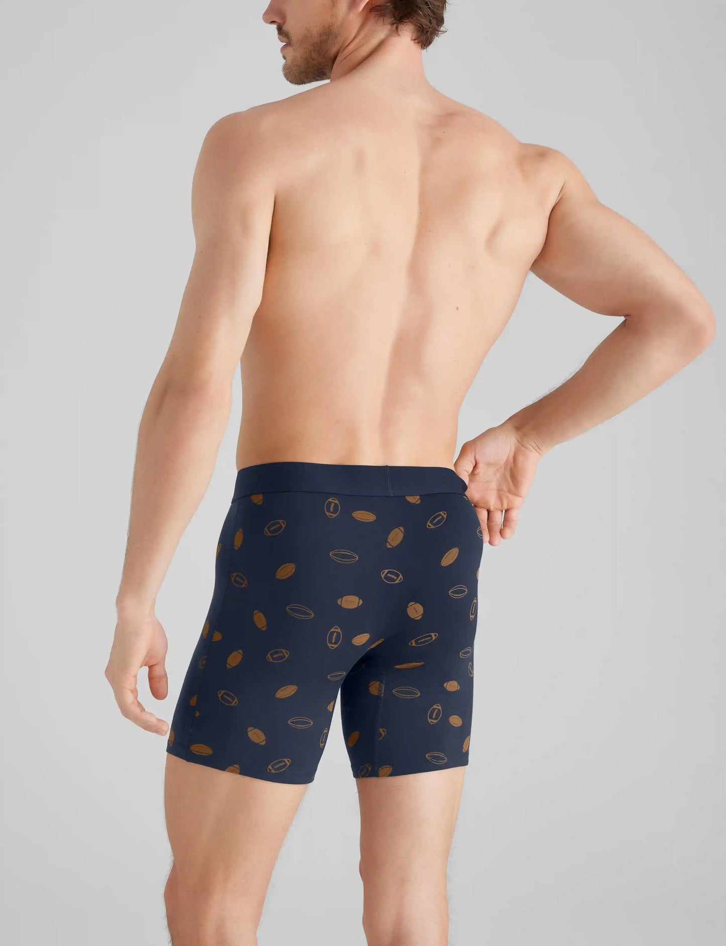 Cool Cotton Mid-Length Boxer Brief 6"