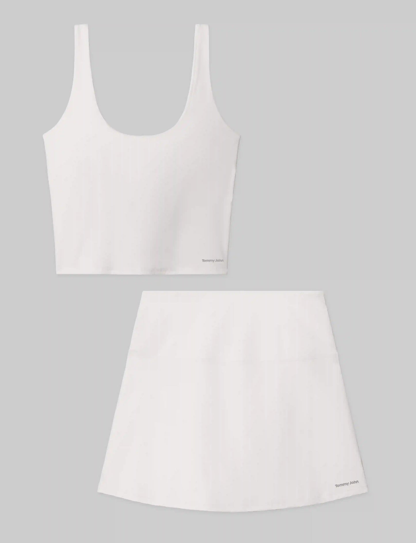 Women's Crop Tank & Tennis Skirt Set