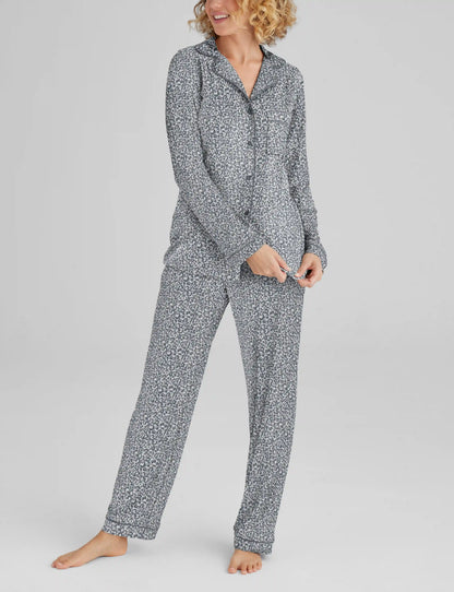 Women's Downtime Long Sleeve Pajama Top & Pant Set