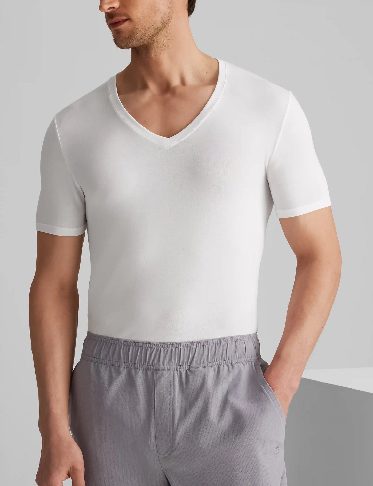 Second Skin Deep V-Neck Stay-Tucked Undershirt (3-Pack)