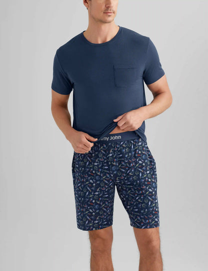 Second Skin Sleep Pocket Tee & Short Set