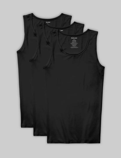 Cool Cotton Tank Stay-Tucked Undershirt (3-Pack)