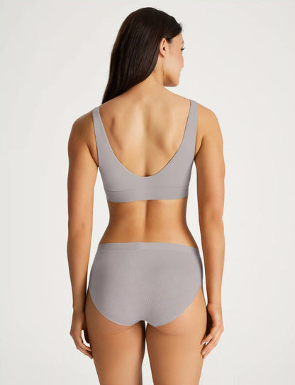 Second Skin Pullover V-Neck Bra & Brief Set