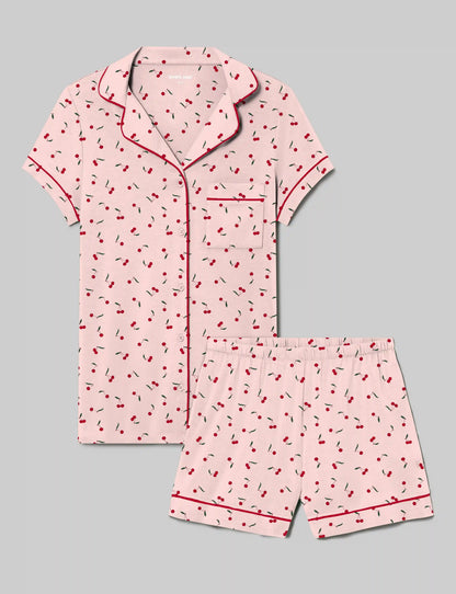 Women's Downtime Pajama Top & Short Set