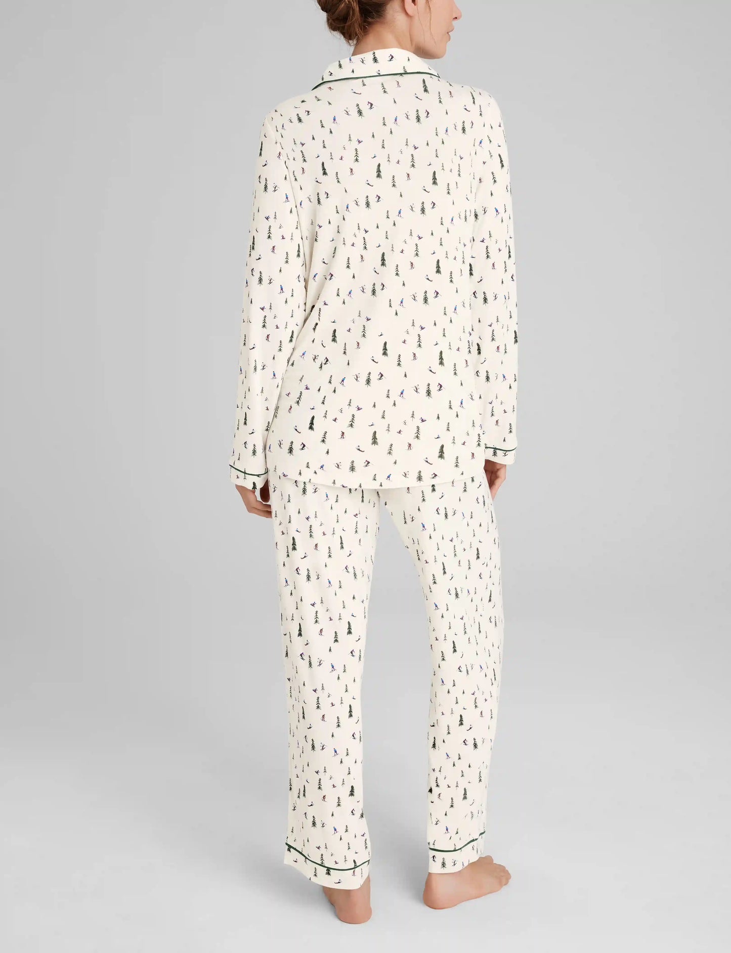 Women's Downtime Long Sleeve Pajama Top & Pant Set