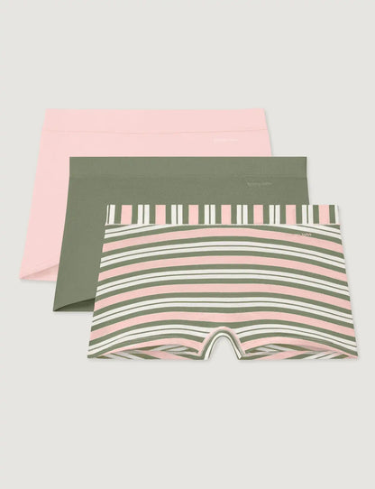 Women's Cool Cotton Boyshort (3-Pack)