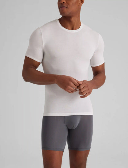 Second Skin Crew Neck Stay-Tucked Undershirt (3-Pack)