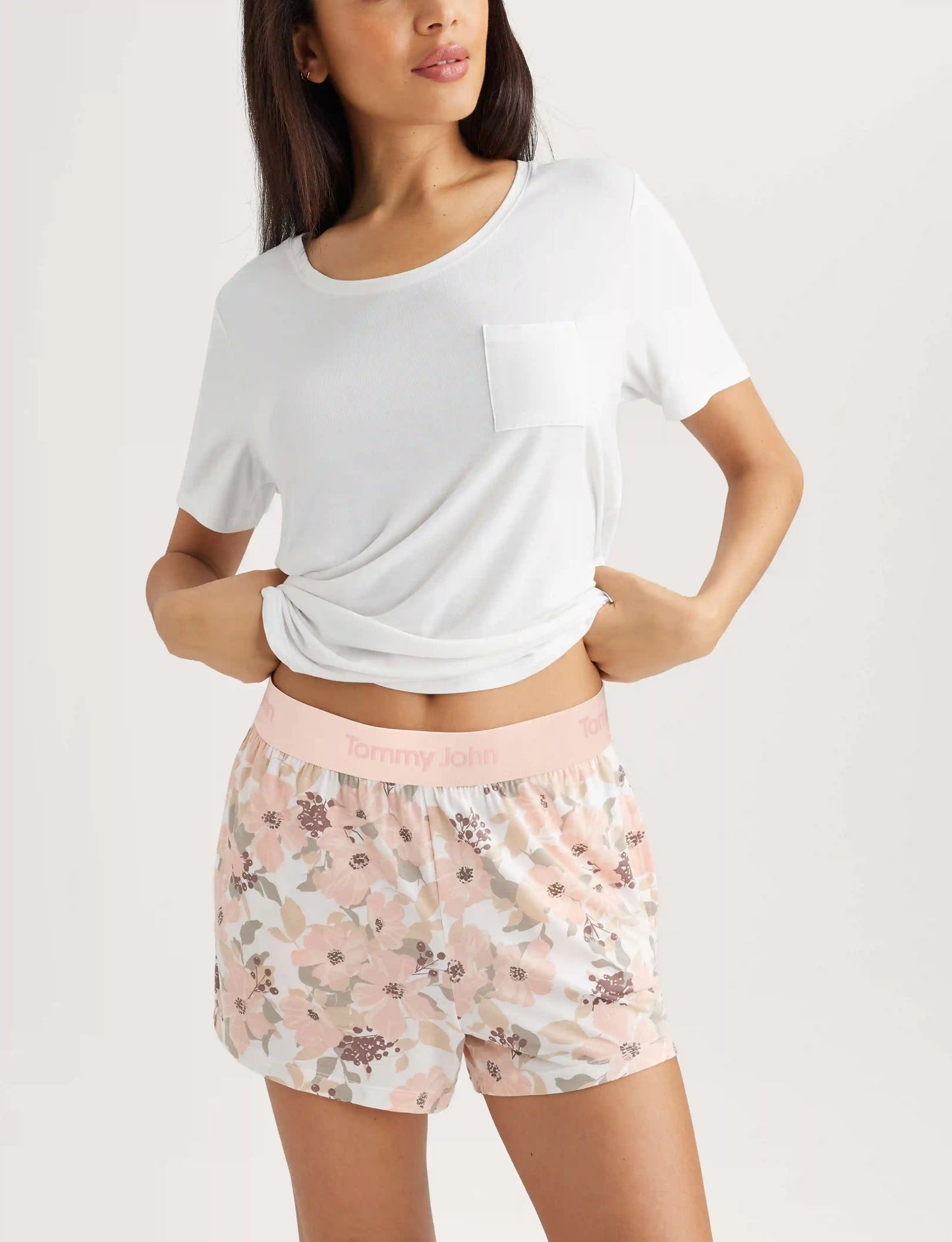 Women's Second Skin Sleep Pocket Tee & Short Set