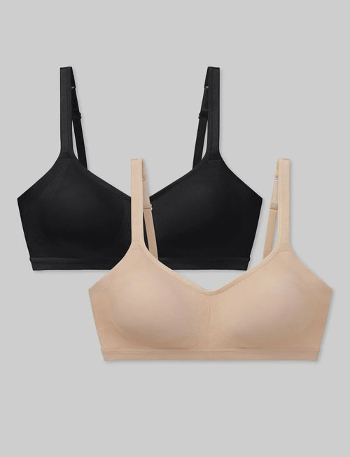 Ultimate Comfort Wireless Seamless Bra (2-Pack)
