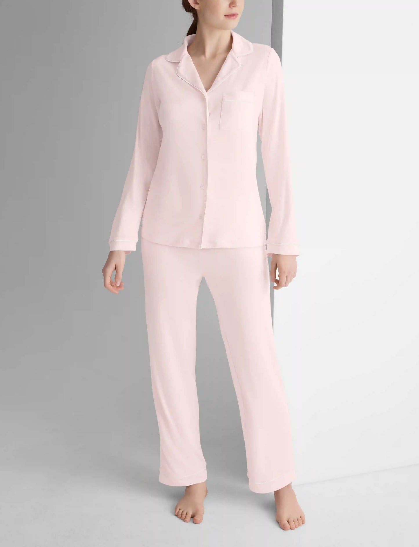 Women's Downtime Long Sleeve Pajama Top & Pant Set