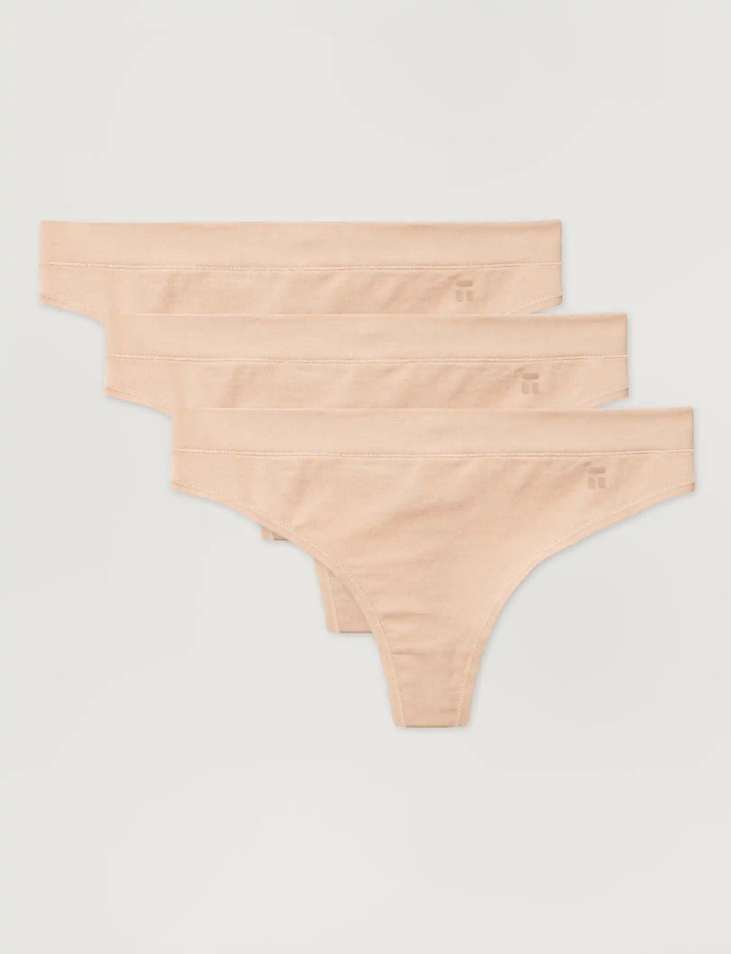Women's Cool Cotton Thong (3-Pack)