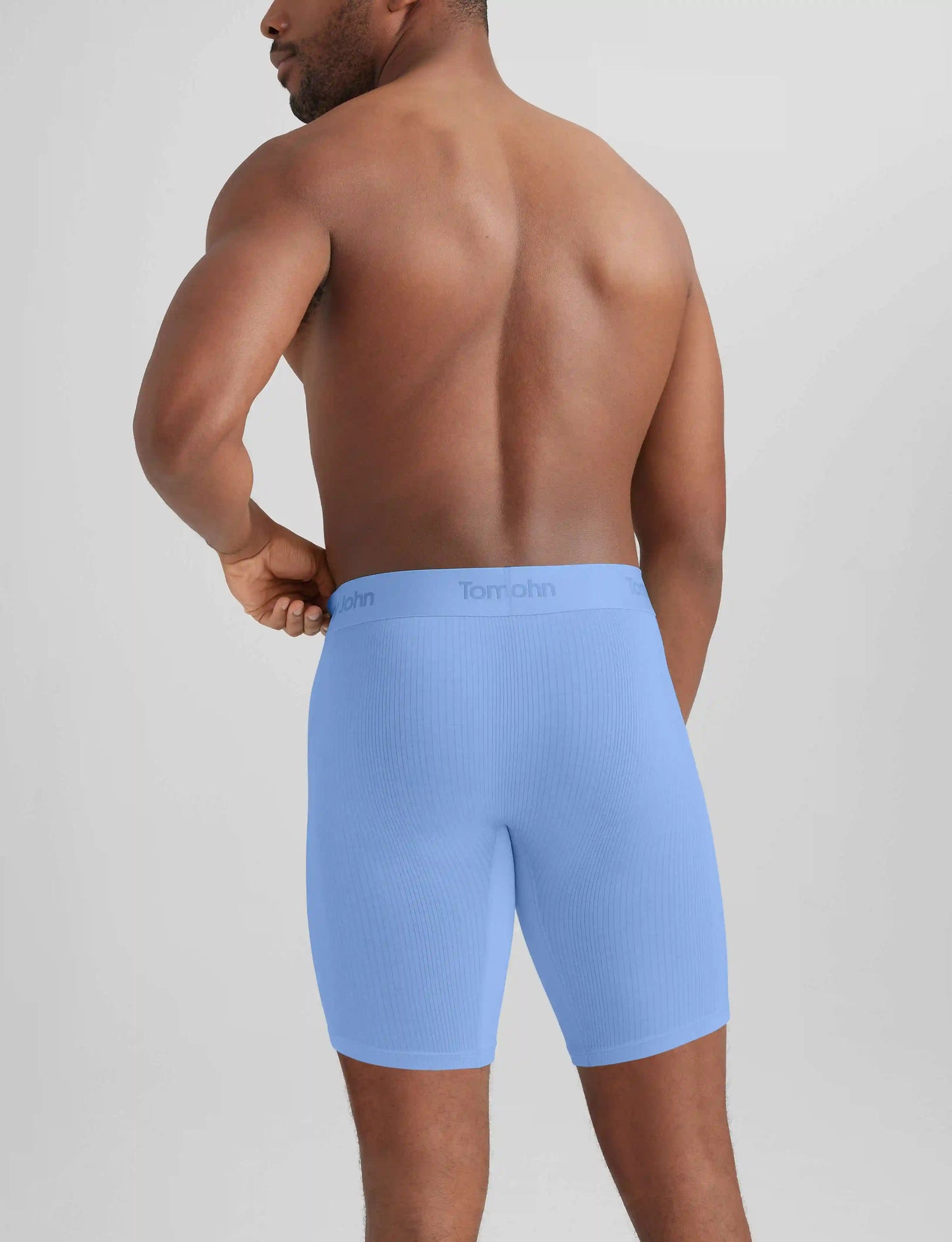 Second Skin Luxe Rib Boxer Brief 8"