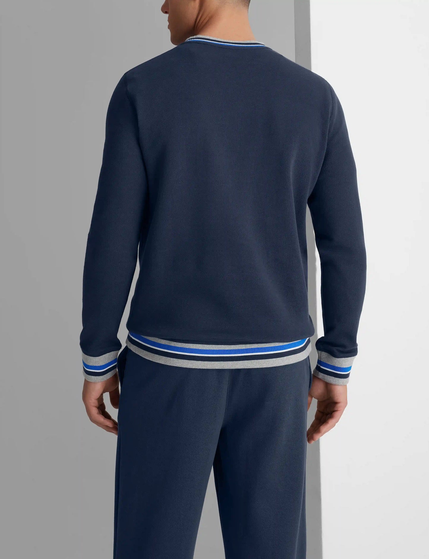 Varsity Stripe Crewneck Sweatshirt