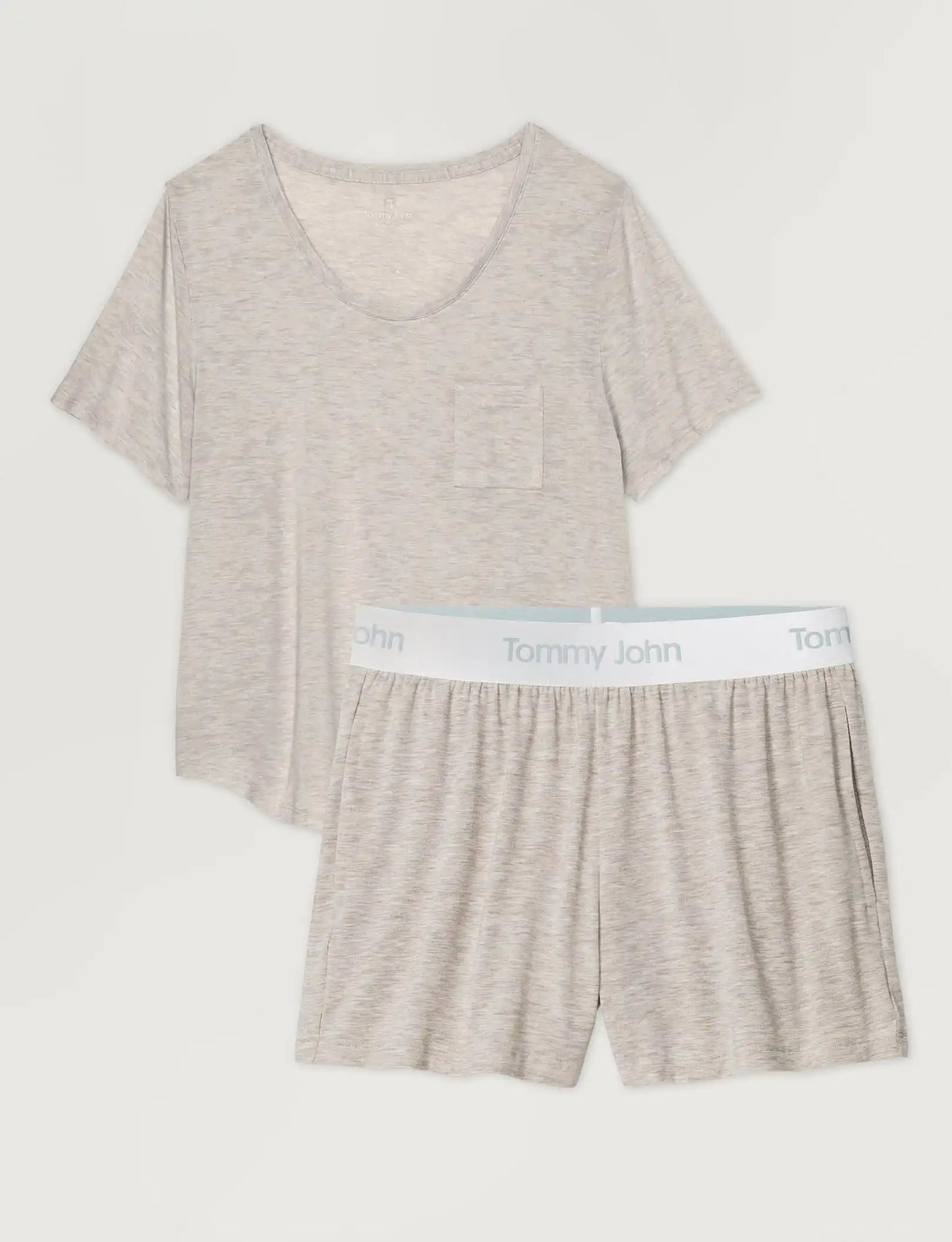 Women's Second Skin Sleep Pocket Tee & Short Set
