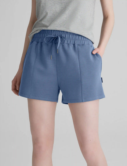 Women's Luxe Traveler Knit Quarter Zip & Short Set