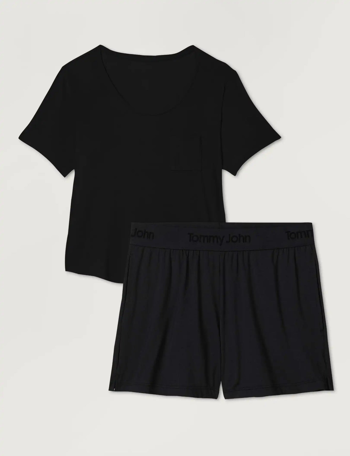 Women's Second Skin Sleep Pocket Tee & Short Set