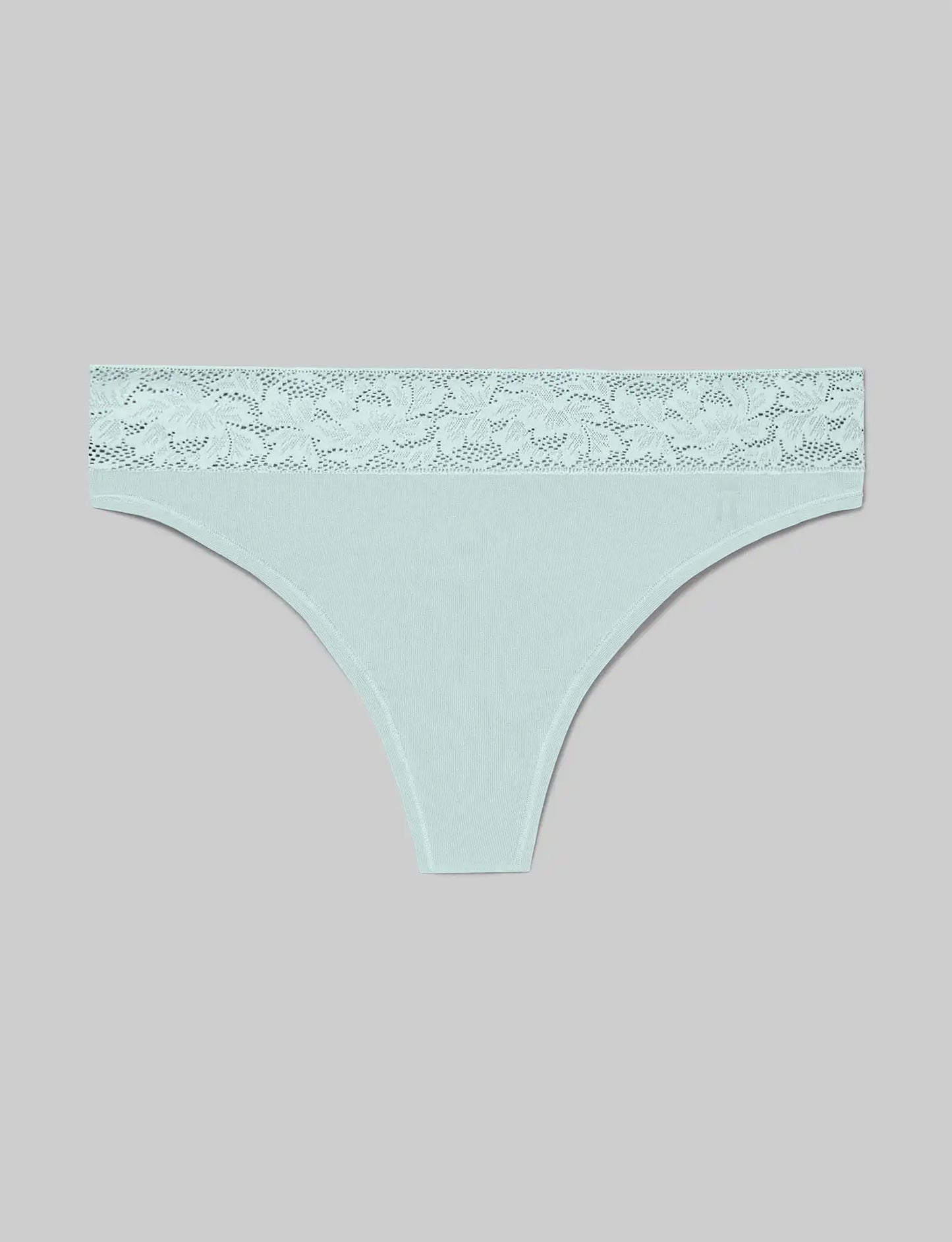 Women's Second Skin Thong, Lace Waist