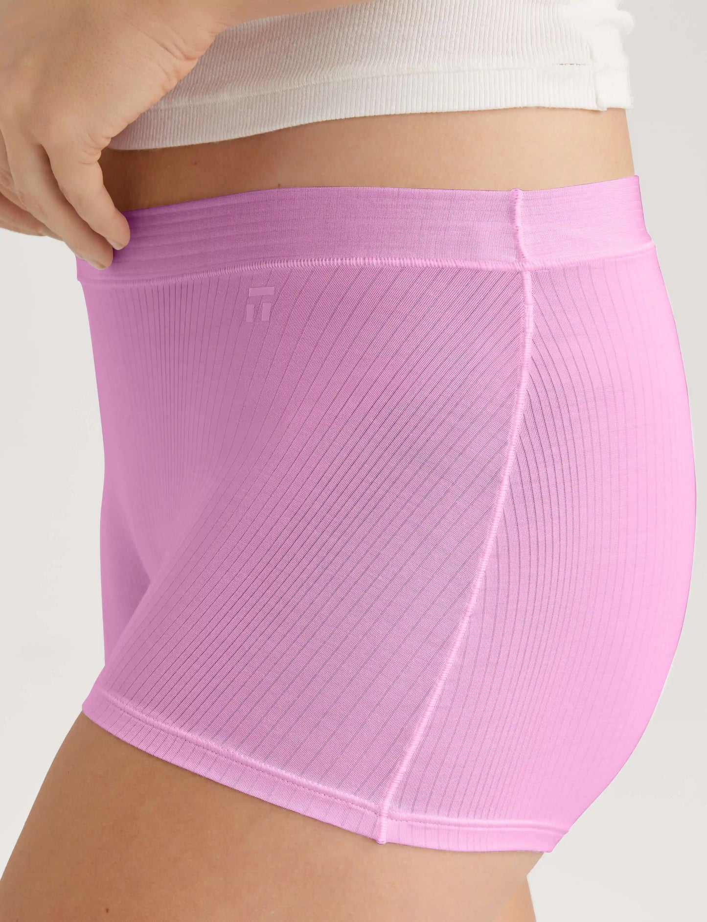 Women's Second Skin Luxe Rib Boyshort
