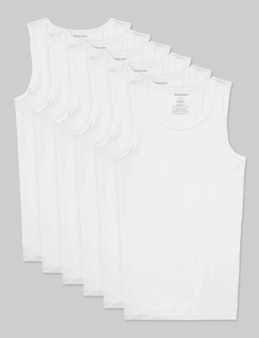 Second Skin Tank Stay-Tucked Undershirt (6-Pack)