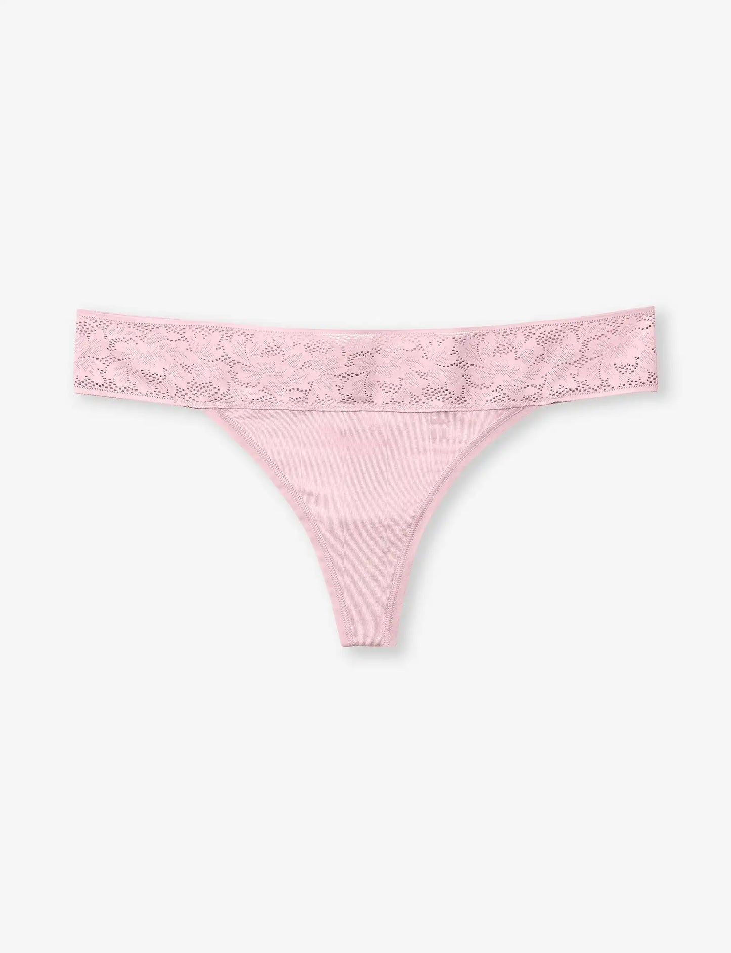 Women's Second Skin Thong, Lace Waist