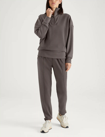 Women's Luxe Traveler Knit Quarter Zip & Jogger Set