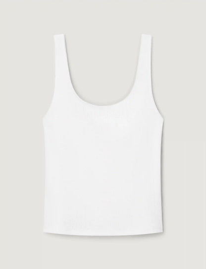 Women's Cotton Pointelle Rib Tank
