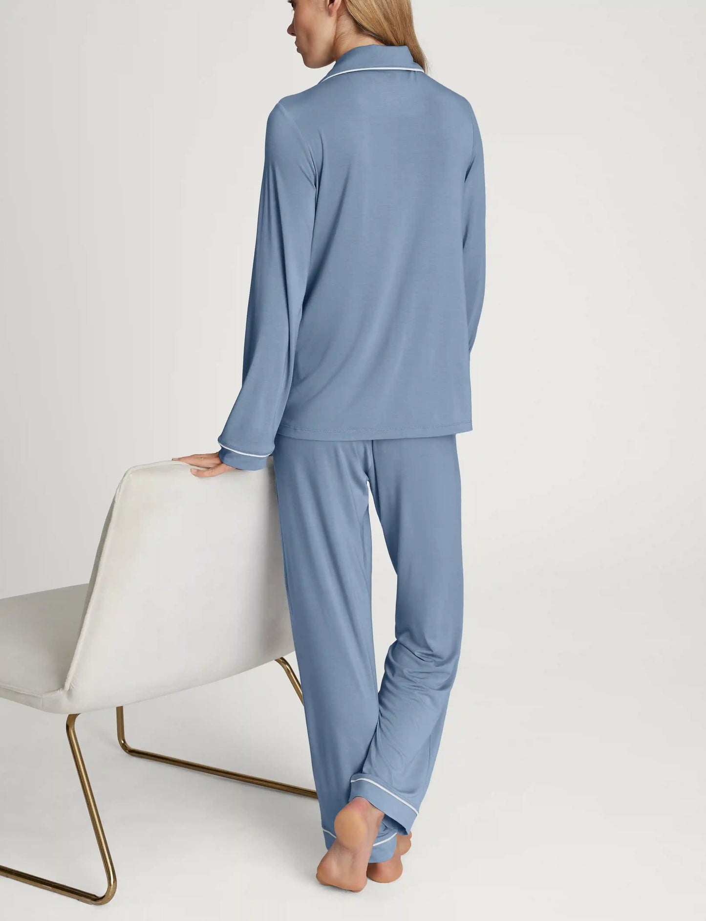 Women's Downtime Long Sleeve Pajama Top & Pant Set