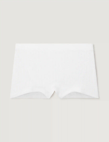 Women's Cotton Pointelle High Rise Boyshort