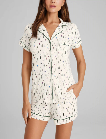 Women's Downtime Pajama Top & Short Set