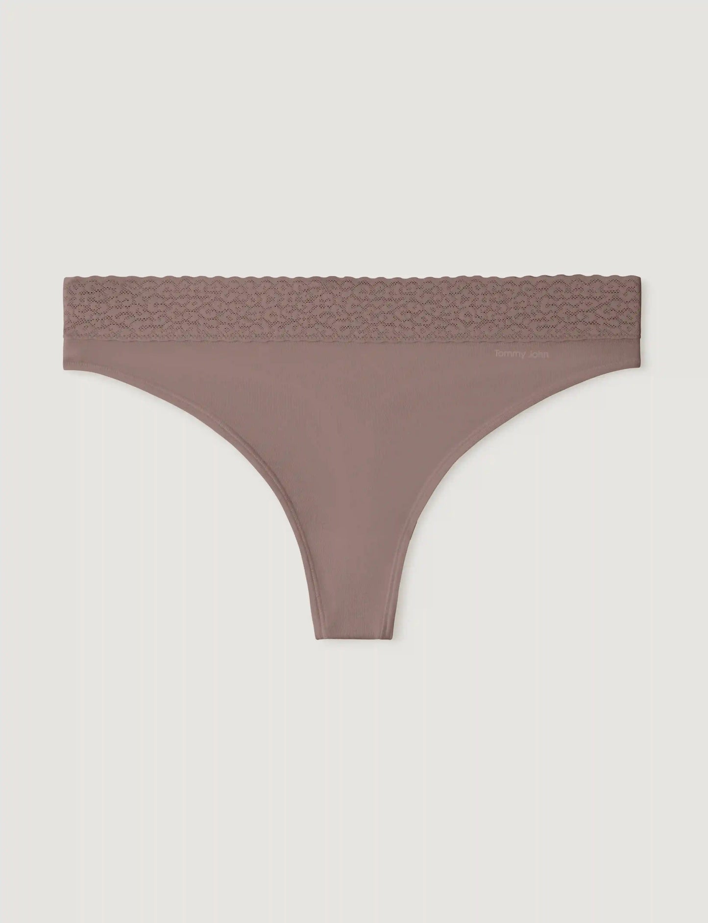 Women's Second Skin Thong, Lace Waist